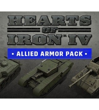 Hearts of Iron IV - Allied Armor Pack DLC Steam Key EUROPE